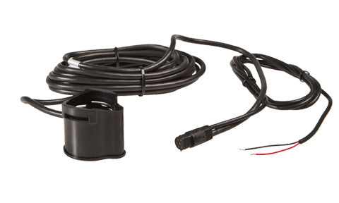 Lowrance PDT-WSU 000-0106-50 83-200kHz in-hull trolling mount transducer with temperature sensor, 10ft cable and bare leads