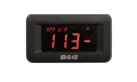 B&G 000-11087-001 10/10 HV display for Triton or H5000 systems, black display with red digits reading APP W/A 113