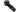 B&G Simrad 000-11675-001 ForwardScan transducer short, black cylindrical transducer with a grey collar and a blue lens end