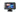 Lowrance Elite-5 Ti 000-12420-001 on its swivel bracket, split screen showing sonar images, blue trim, front view