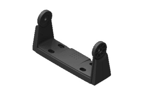 B&G Lowrance Simrad 000-14060-001 Link-6, RS and V20 mounting bracket, black U-shaped bracket with two round side pads