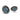 JL Audio M3 010-03062-00 6.5in marine speakers with LED and grey sport grille, pair, one lit aqua