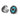 JL Audio M6 010-03099-00 8.8in marine speakers with LED and titanium sport grille, one lit aqua