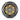 JL Audio M3 010-03264-00 10in marine subwoofer with LED and grey sport grille, front view lit amber