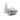 JL Audio M6 010-03278-00 enclosed tower speakers 7.7in with LED and white sport grille, lit aqua
