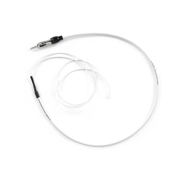 JL Audio 010-13555-00 Hideaway AM/FM marine antenna, thin white wire antenna with a Motorola-style plug