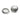JL Audio 010-13700-00 enclosed tower speaker light caps for 8.8in, pair of silver caps with JL logo