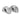 JL Audio 010-13704-00 M6 enclosed tower speaker pipe mounts for 2in pipe, pair of polished silver clamps