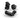 Garmin seat rail mount kit 010-13254-00, black mounting plates, clamp and bracket parts laid out on white