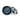 Fusion XS 010-02196-20 6.5in sports grey and white speakers with RGB LED, second view of pair lit blue