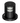 Lopolight NL301-005ST-B-RPM-I black double stern light, two stacked lit LED lenses on a round flange base