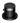 Lopolight NL301-005-PRO black anodised stern light on round mounting flange, lit white LED lens
