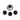 Scanstrut DS21B-P small grey cable seal dome with three black rubber grommets in front of it