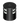 Lopolight NL301-011KLST-B black cylindrical double masthead light, side view of the two clear lens bands