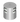 Lopolight NL301-011KLST silver double masthead light, two stacked lens tiers with side openings, front view
