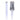 Fusion 010-13286-04 subwoofer flying lead with water-resistant two-way connector, white cables and grey plug