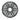 Fusion Apollo 010-13293-10 10in shielded grey subwoofer grille, front view of hex centre and mesh