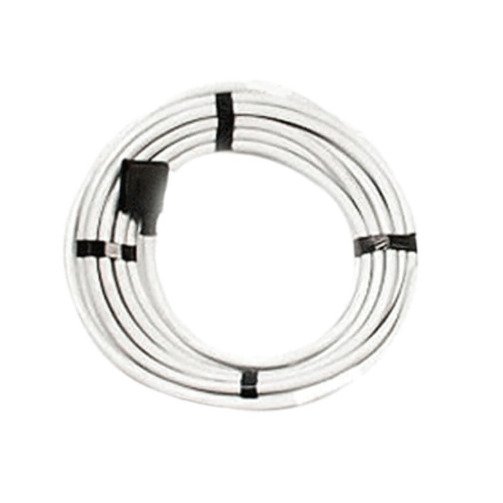 Furuno DRS radar cable, 20 m, 152403000, coiled white cable with black ties and a moulded plug