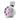 JL Audio VeX M3 6.5 inch enclosed speaker 010-03258-00, single white sport speaker with magenta LED lighting, front view