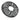 Fusion Apollo 010-13292-10 8.8in shielded grey speaker grille, single angled view of hex-spoke cover