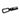 Garmin 010-12897-01 carabiner clip, black carabiner on a strap with a black cylindrical holder