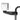 Scanstrut SPR-1U-AM white instrument pod on black arm clamp fitted to a stainless tube, close side view