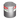 Lopolight NL300-112G2+114G2 silver 3nm red over white 360° stacked light, angled view with lit red and white lenses