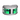 Lopolight NL300-118G2ST 20M silver double 180° green sidelight, front view with two green lens tiers lit