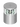 Lopolight NL300-138-CD silver anodised 225° masthead light with clear lens and lit LED lamp, side-on view