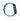 Garmin quatix 7 010-02540-61 marine smartwatch, side view of case buttons and blue band loop
