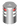 Lopolight NL300-114G2+112G2ST silver stacked light with red tier above two white tiers, angled view