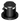 Lopolight NL300-112G2-PRO black 360° white light on a round flanged base, lens windows and side cable