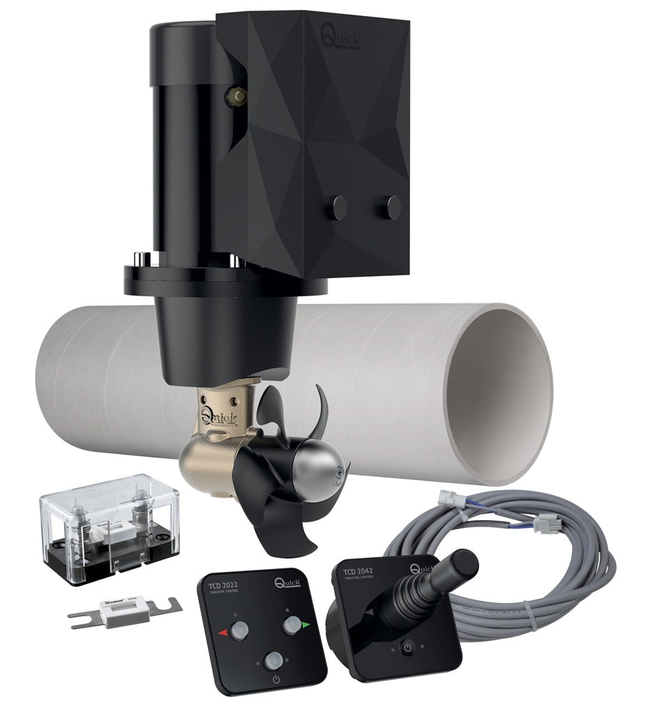 Quick FGBT1404012MK08 BTQ140-40 bow thruster kit 40kgf 12V kit 08 (M), thruster, GRP tunnel, fuse holder, panel, joystick