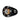 Fusion 010-02438-00 Signature Series 3 black wake tower speaker, chrome grille lit amber, front view