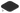 Lopolight NL400-403 AQS 70 square black base-plate with fixing holes and loose screws shown beside it