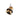 Raymarine A80446 CPT-S 0 degree bronze through hull transducer, angled view of bronze body, black nut and cable