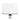 Scanstrut SPD-12-W white deck pod front view, blank cover over a 12 inch display on a swivel base