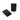FLIR E70695 JCU-4 joystick control unit for M-Series cameras, black unit beside a black flat cover plate