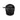 Garmin GT8HW-IH 010-12401-10 in-hull transducer, black round housing with cable and Garmin lettering