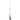 Fusion marine whip antenna with white base and mounting bracket, supplied with MS-RA60 010-02405-00