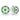 Fusion XS 010-02583-00 6.5in sports white wake tower speakers, pair lit green, angled view