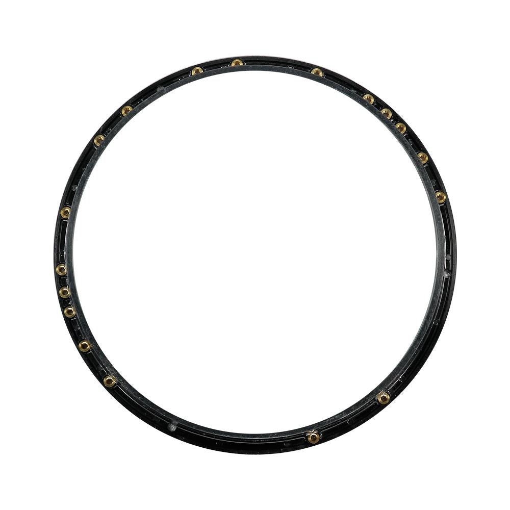 Raymarine A18076 Wheel Pilot Mk2 drive ring, thin black circular ring with small round holes around its face