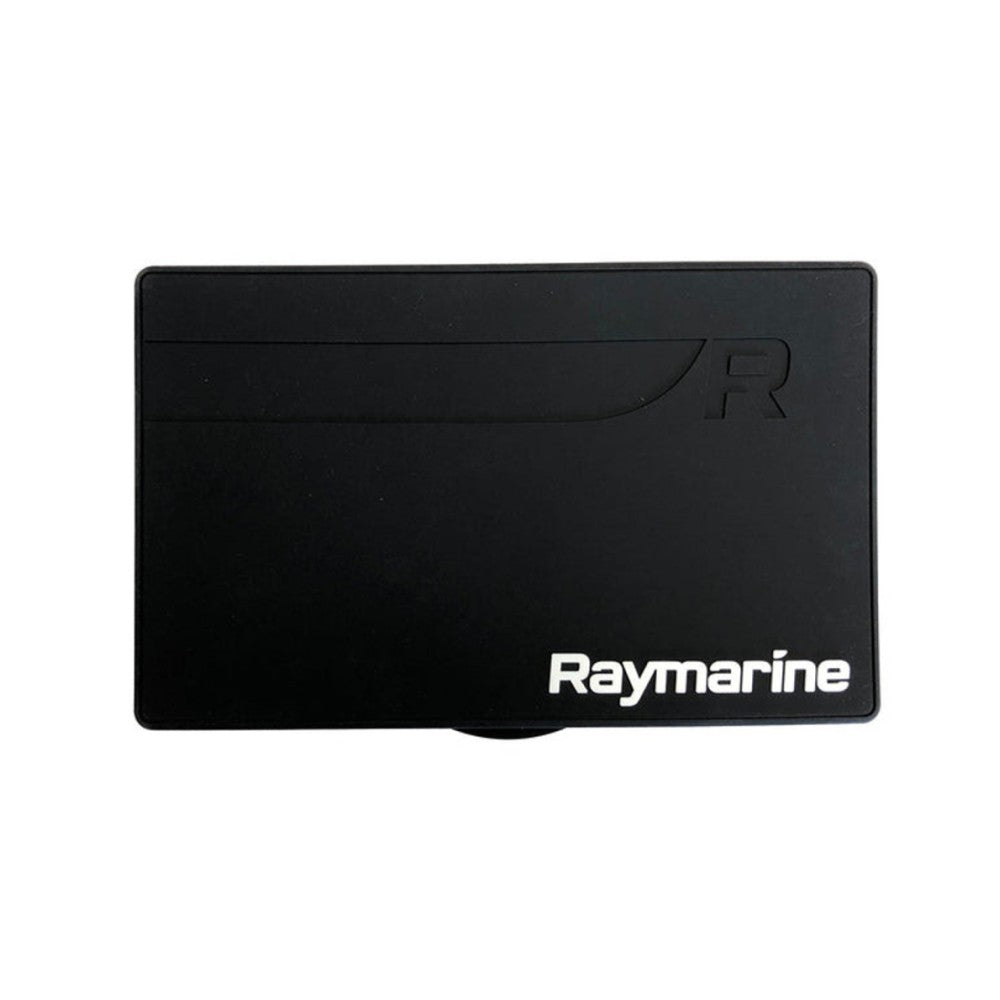Raymarine A80733 Axiom2 XL 16 silicone magnetic suncover, black rectangular cover with Raymarine logo and R mark
