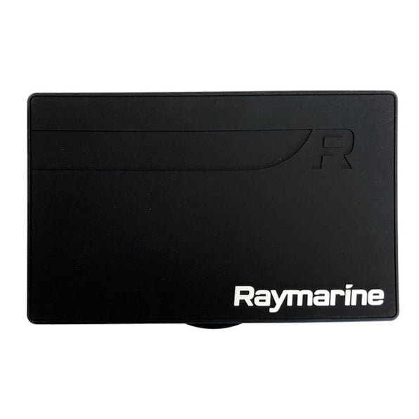 Raymarine A80734 Axiom2 XL 19 silicone magnetic suncover, black cover with an R mark and Raymarine logo