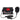 Raymarine E70524 Ray53 VHF radio with integrated GPS receiver, black radio, red display showing channel 06 and handset