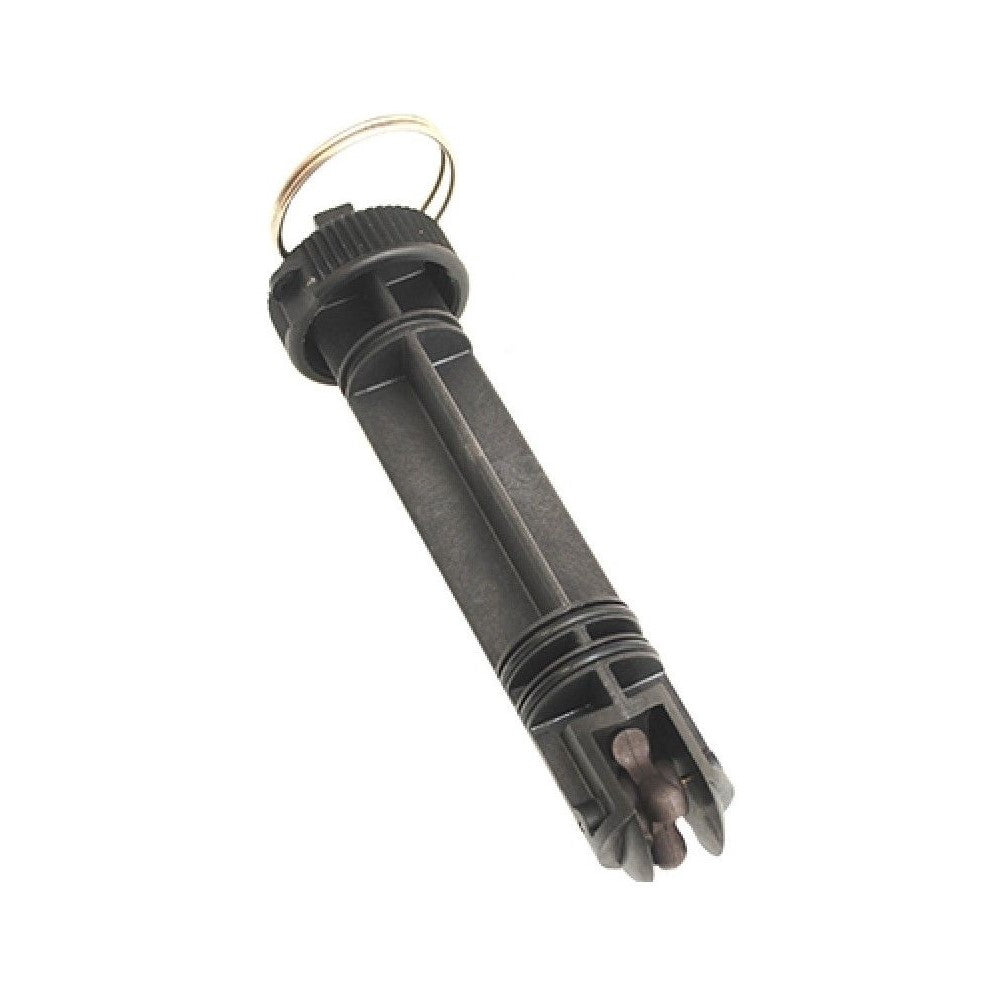 Raymarine R69017 speed insert B744V transducer, black plastic paddle wheel insert with a ring on top