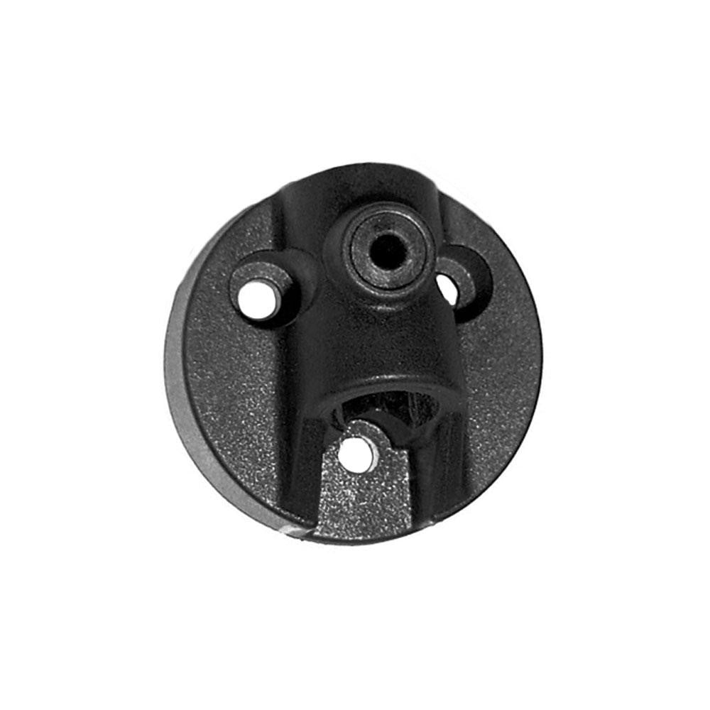 Raymarine TA121 standard wind transmitter base, round black cast base with three screw holes and a central boss