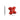 Garmin GST 43 010-12344-00 paddle wheel, red X-shaped impeller at an angle beside its steel axle pin