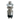 Quick FD230C500000A00 230C5 push button switch in chromed brass 30 A, polished threaded body with a stainless button