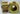 Pulley, K-8 2.4 inch serpentine, 17 mm bore, short, 1310, gold eight-rib pulley shown side-on and face-on